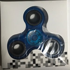 Item # 301. New in box Blue Fidget Spinner.